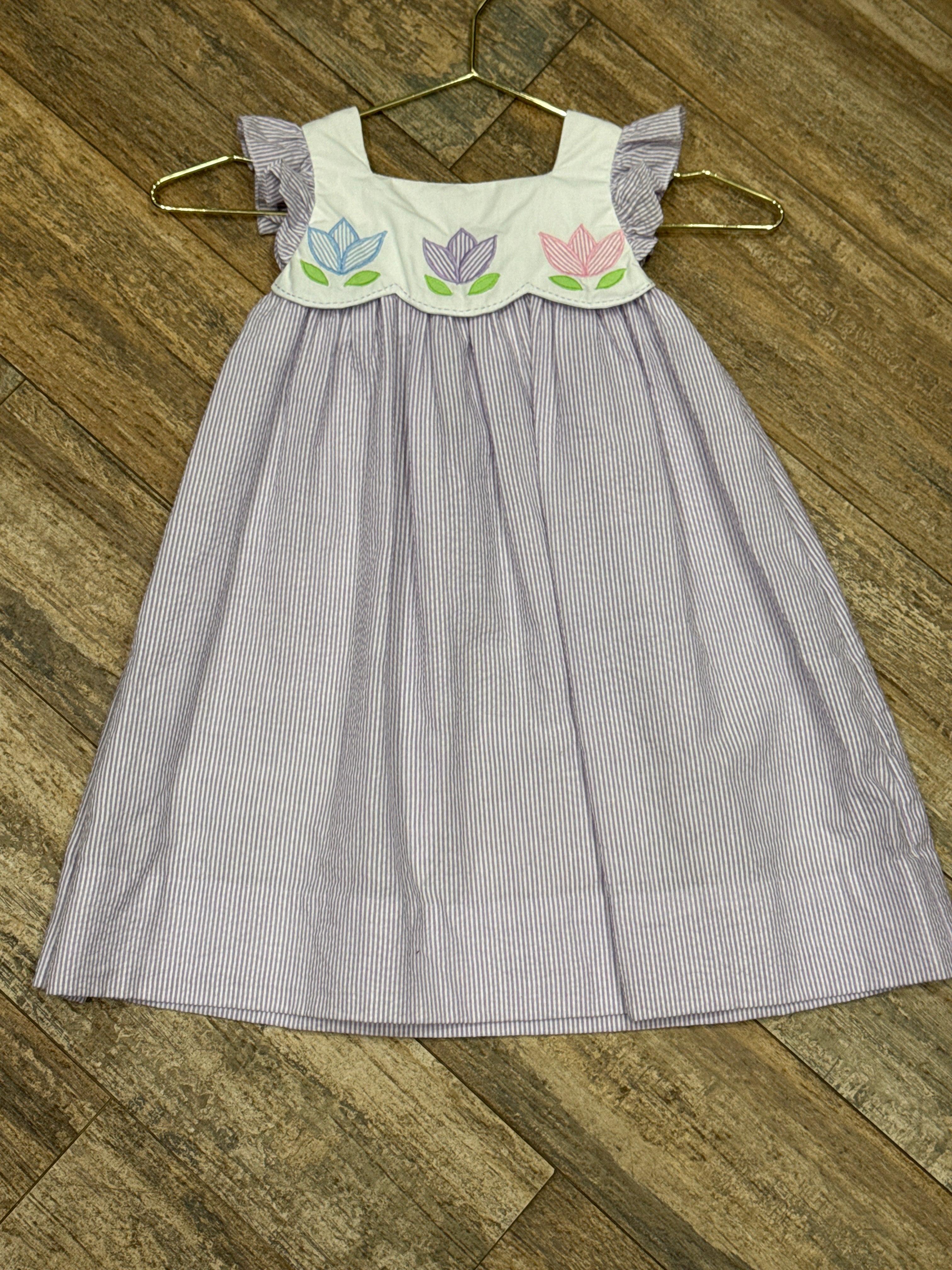 Petit Ami 3T Floral Sear sucker swing dress 3T