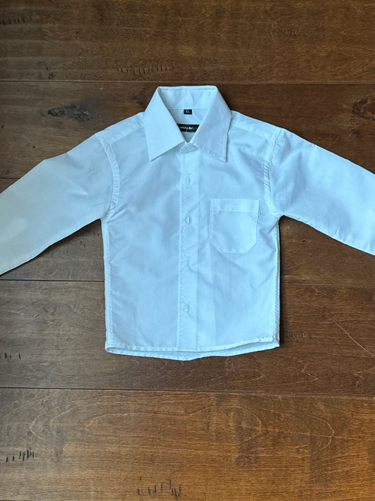 White Button Down Ls Top 3