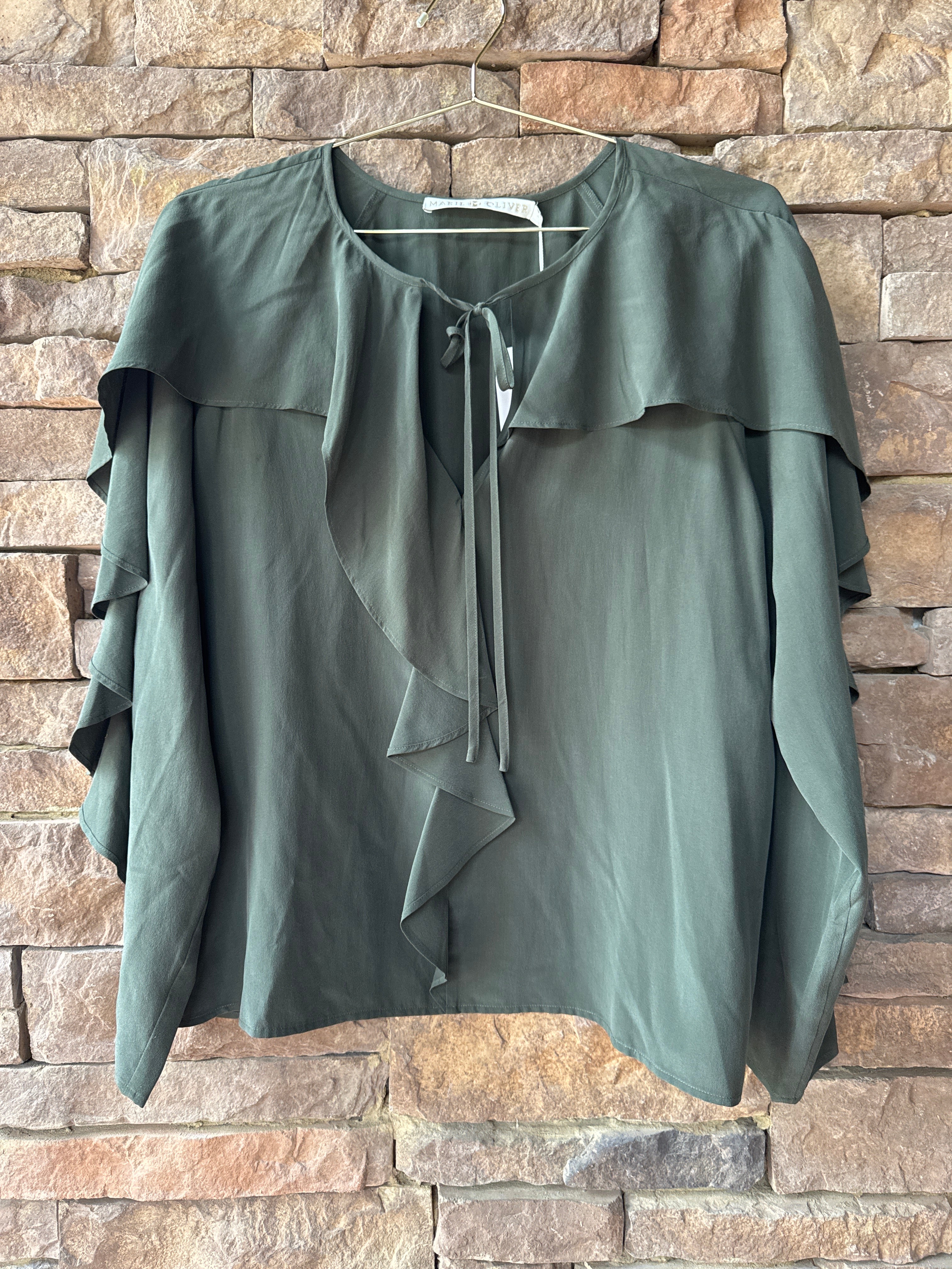 Marie Oliver Nora Blouse in Rosin L