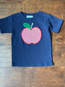 Apple Tshirt Gingham 3/4T