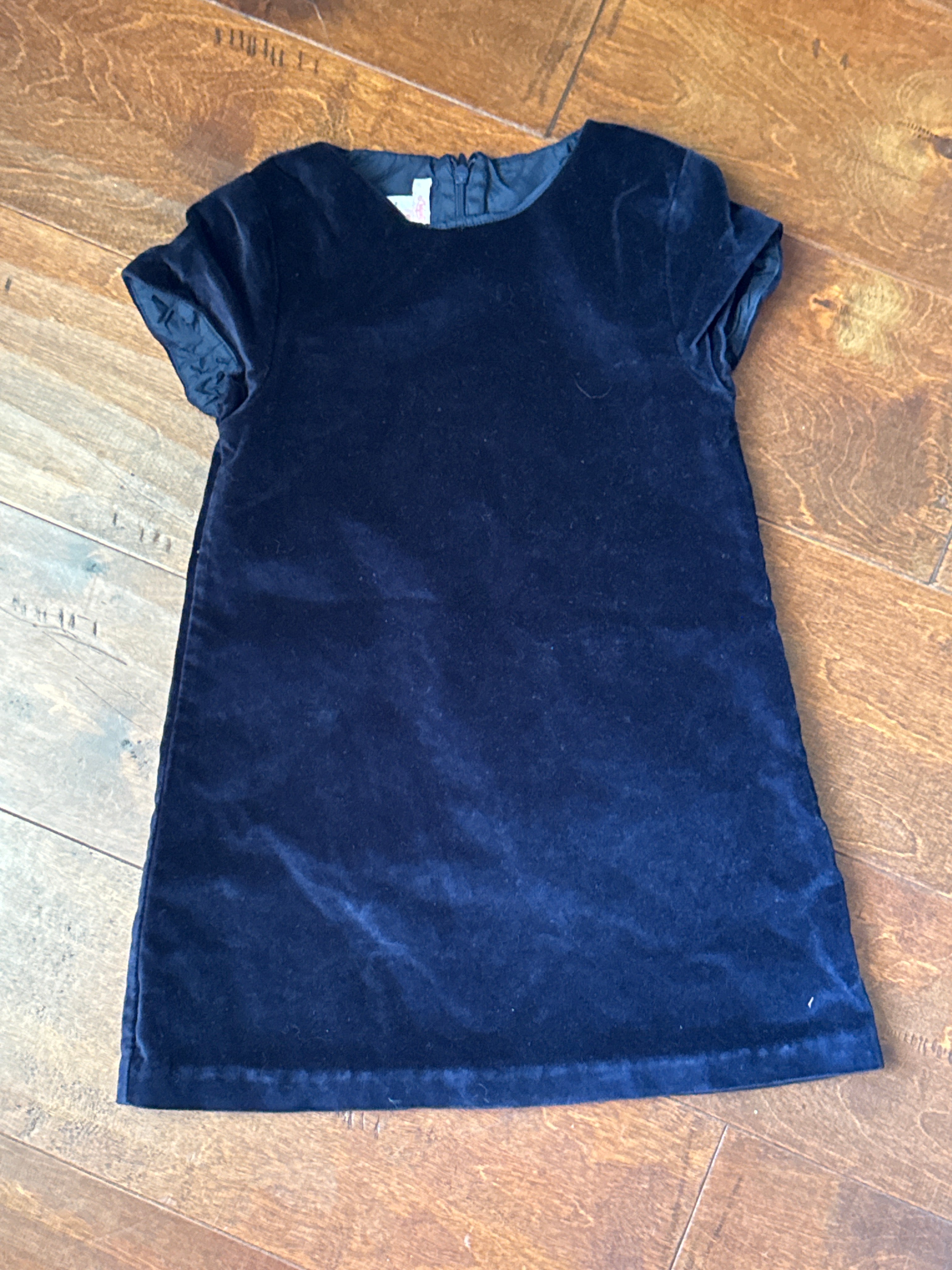 Navy Velvet Dress 6
