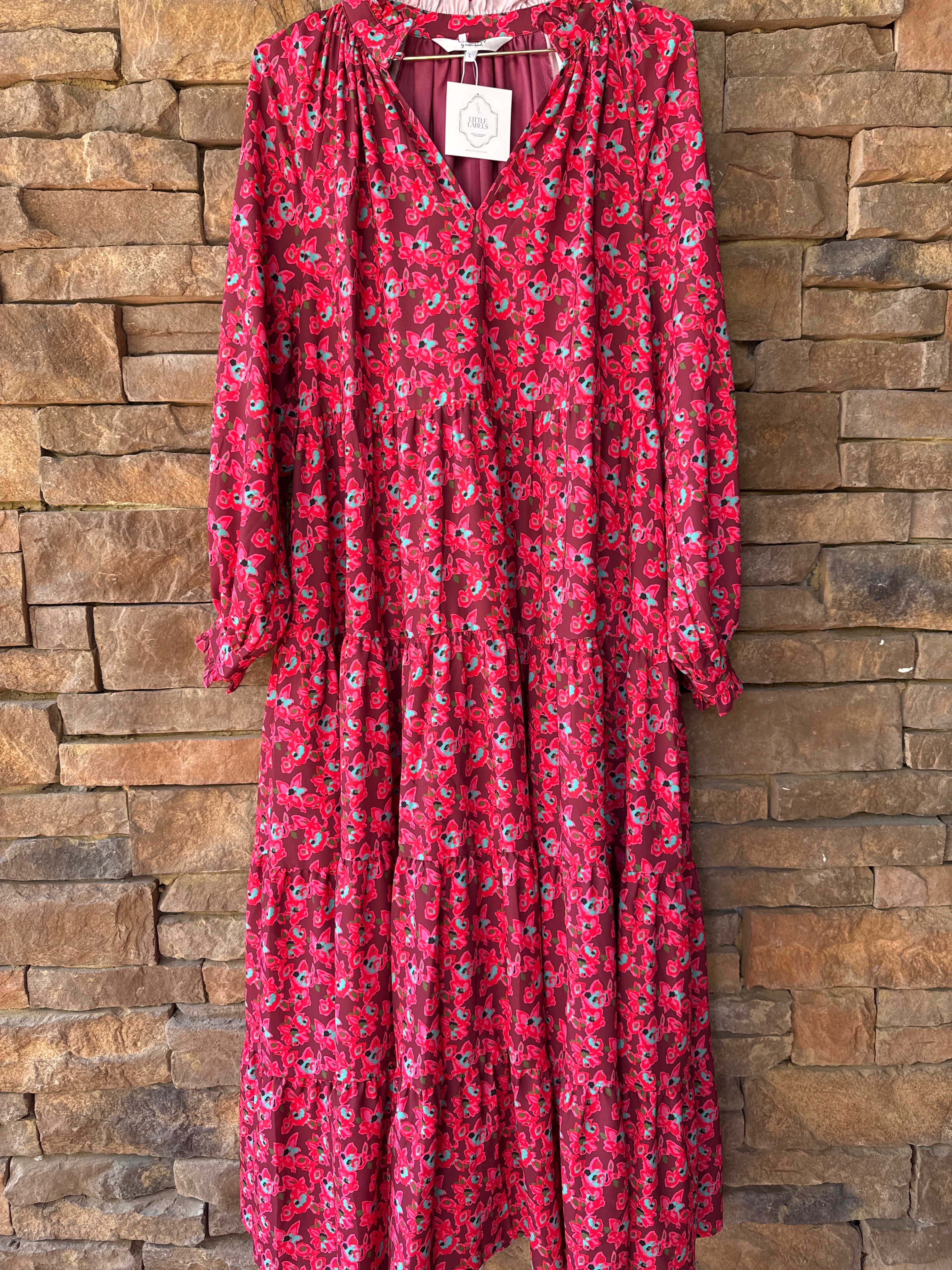 Crosby Belted Floral Maxi L