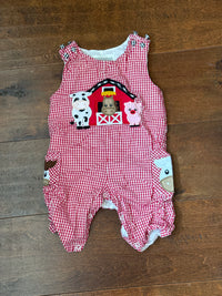 Lil Cactus Farm Gingham JonJon 3-6M