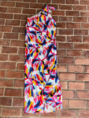 Crosby Multi Floral One Shoulder Tie Maxi 4