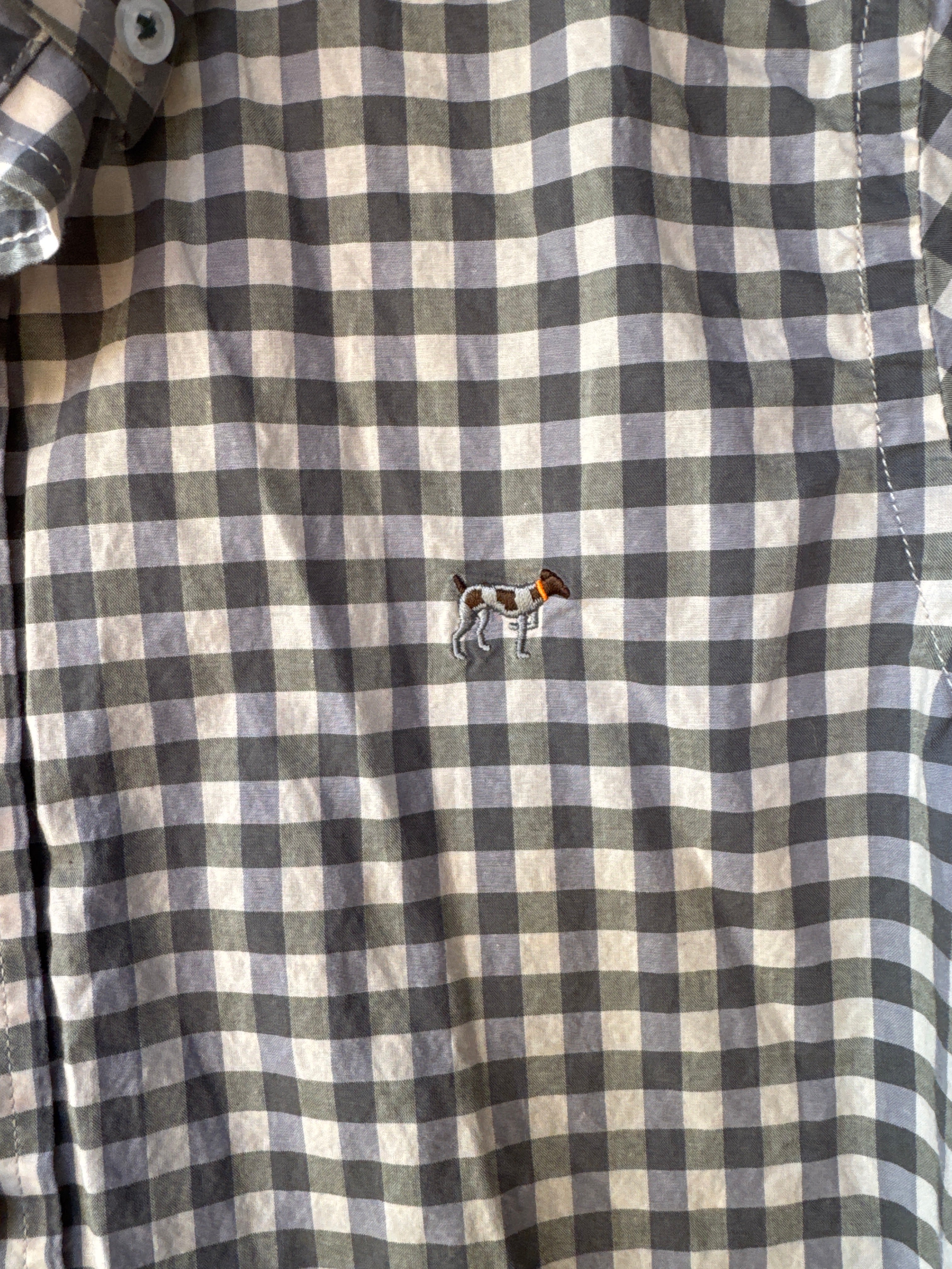 Southern Point Co Gingham Ls Button Down YM
