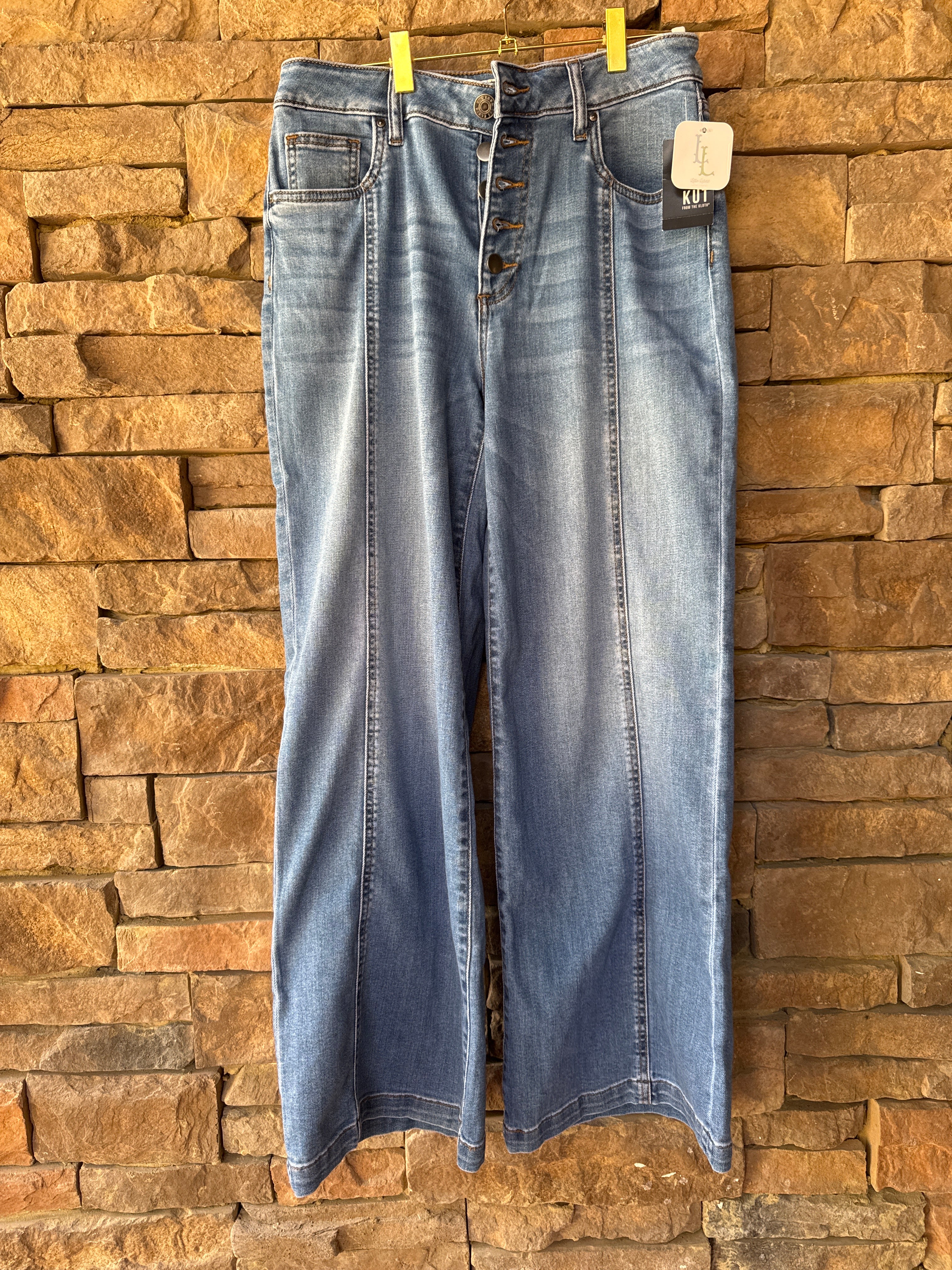 KUT High Rise Meg Wide Leg Jean 2