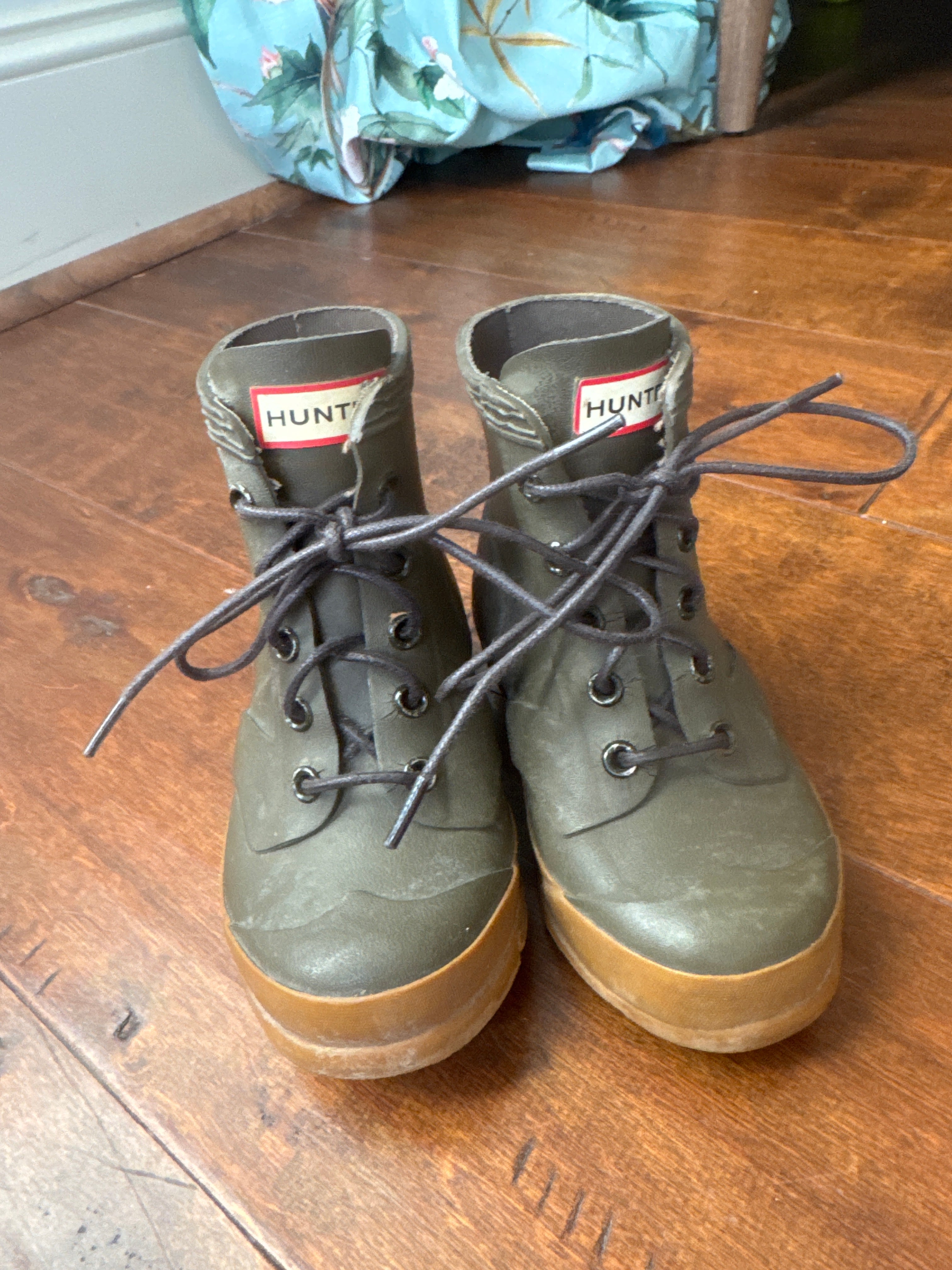 Hunter Boots Green C9/10