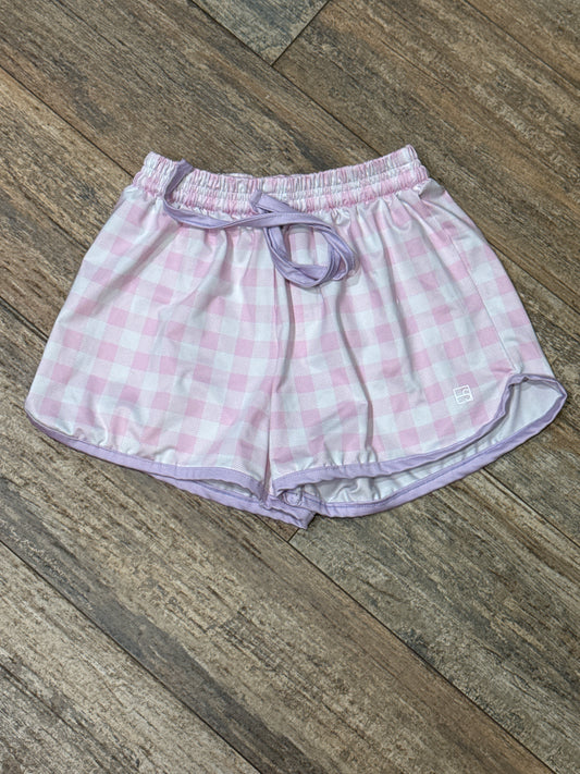 SET Active Pink Gingham Shorts 9/10