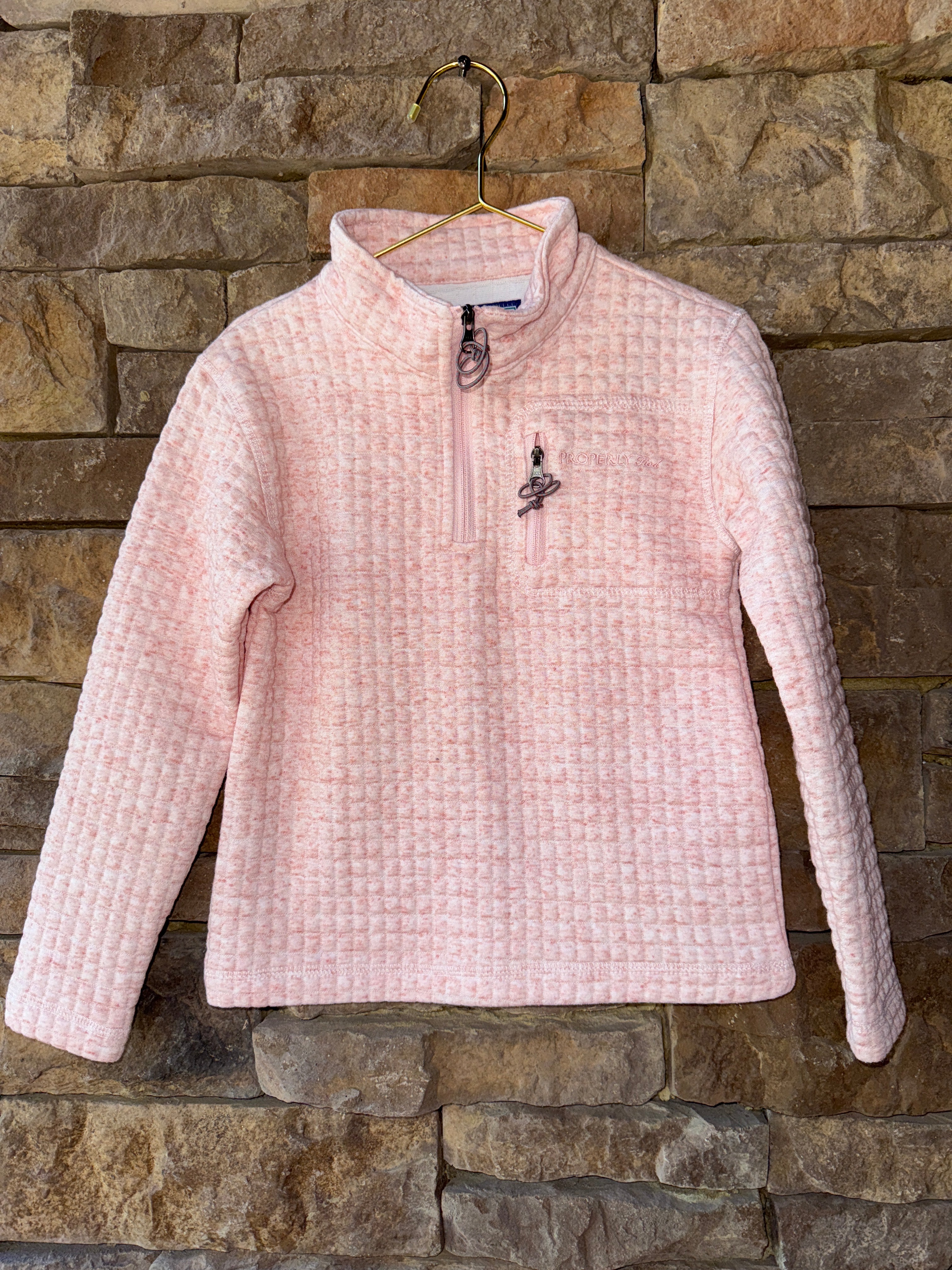 Properly Tied Pink Pullover 2T
