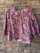 Entro LS Peony Collared Shirt XL