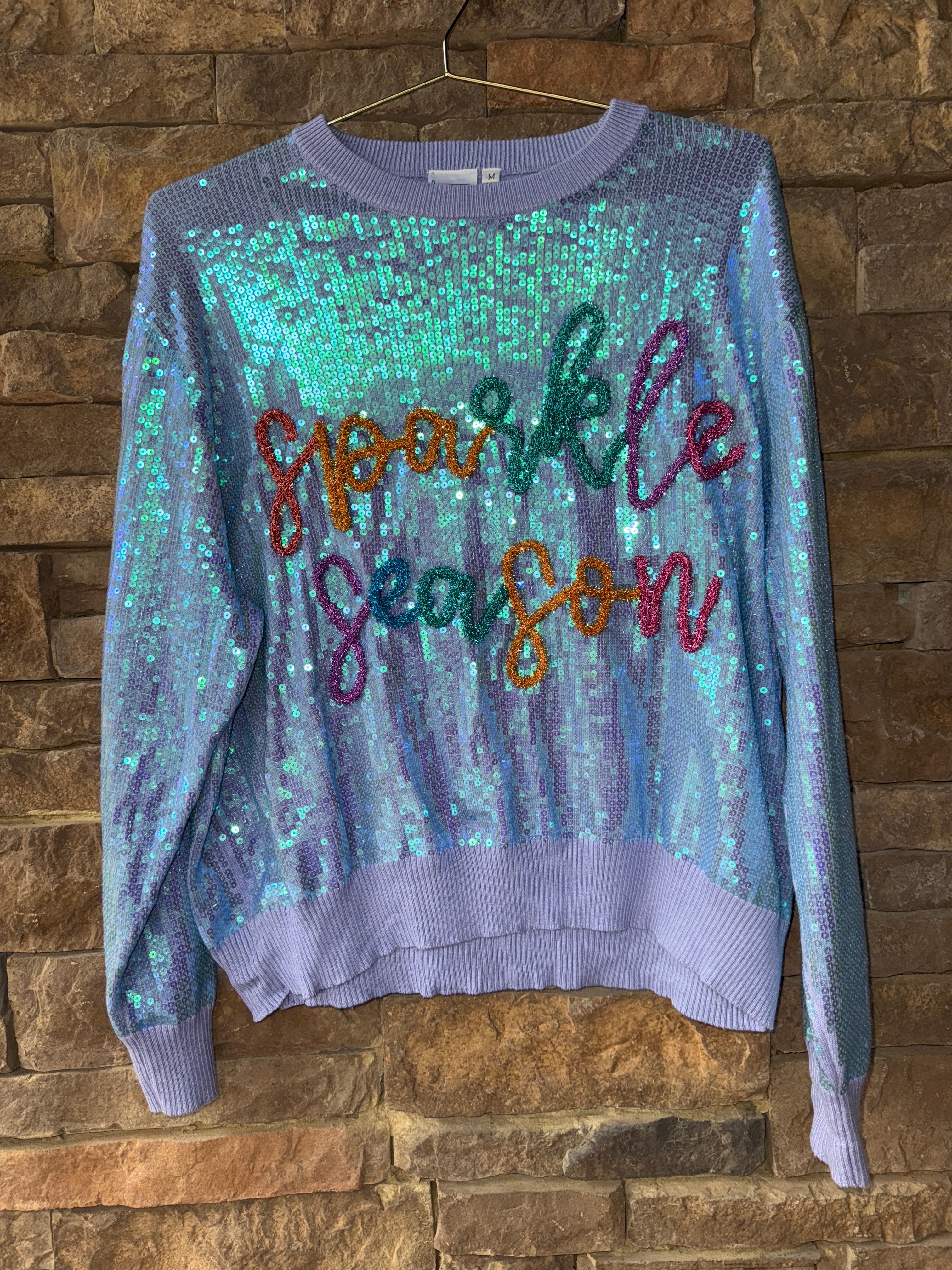 Queen of Sparkle Sparkle Season Sweater M