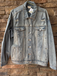 POL Denim Studded Jacket M