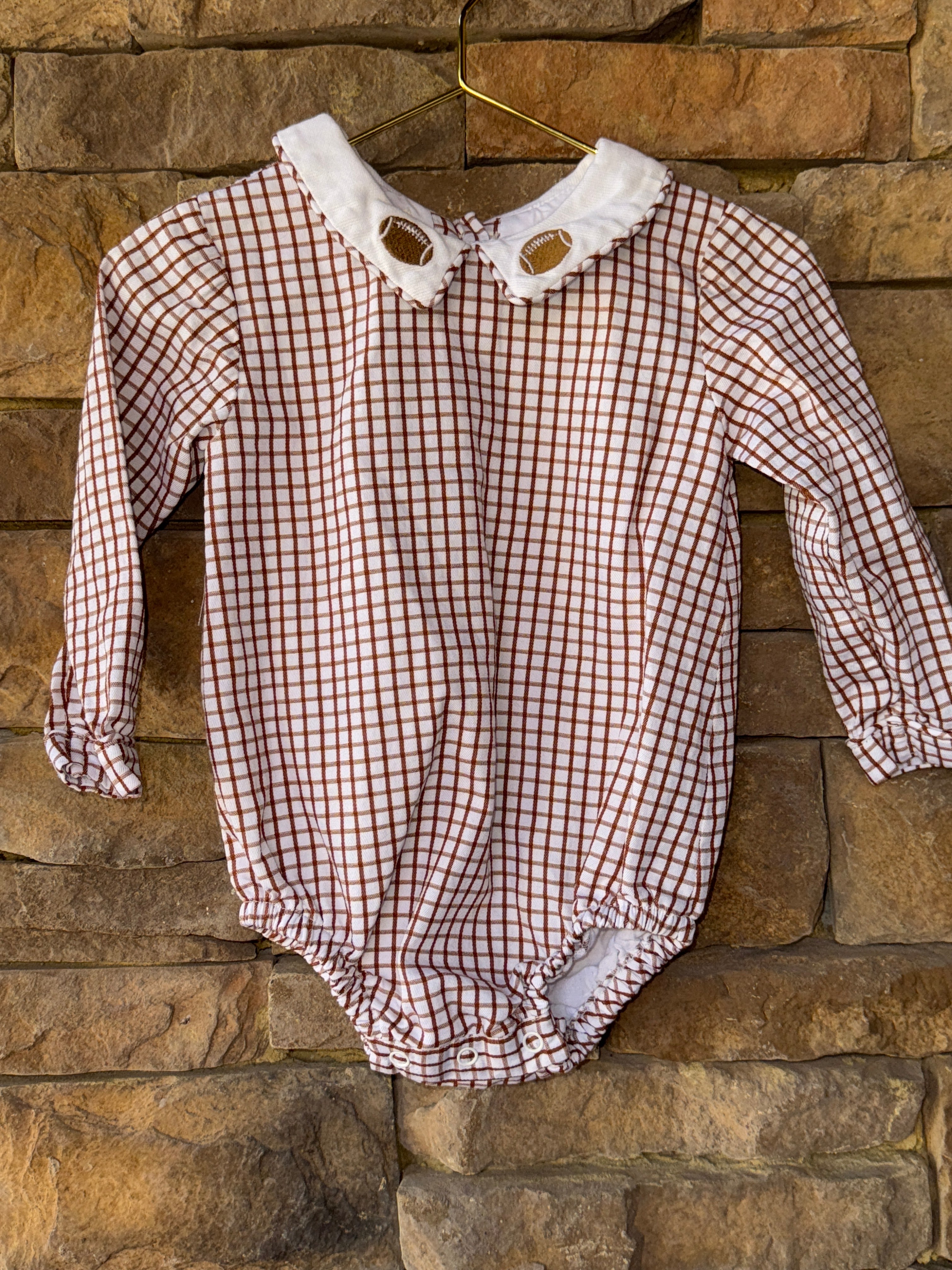 The Oaks Gingham Football Bubble 12m