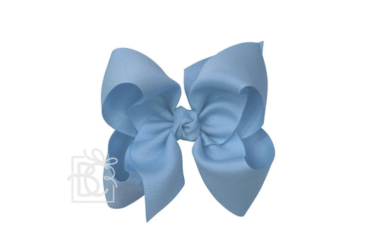 Signature Grosgrain Bow - French Blue