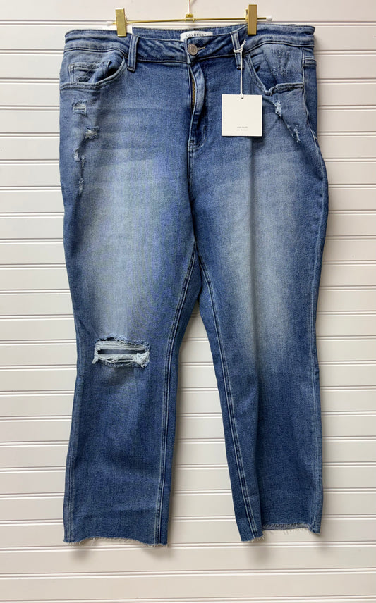 Vervet High Rise Slim Straight Denim 20