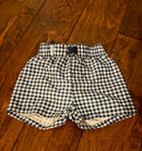 Rugged Butts Gingham Swim Trunks 3-6m