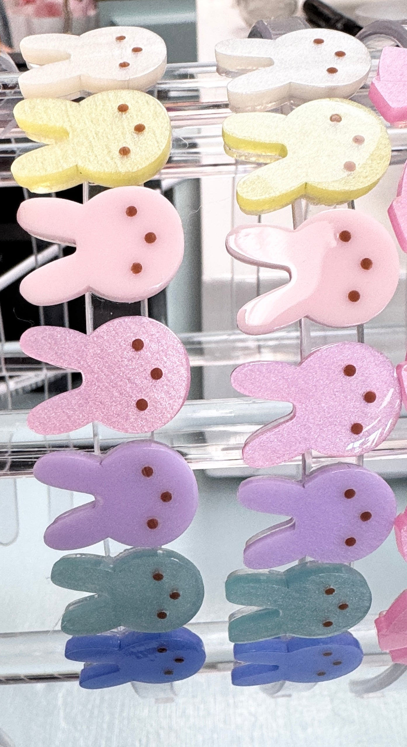 Multi Bunnies Satin Headband