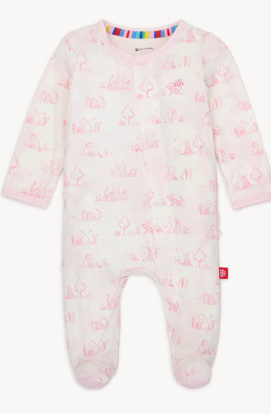 Sweeter Than Hunny Magnetic Footie w/ Ruffle