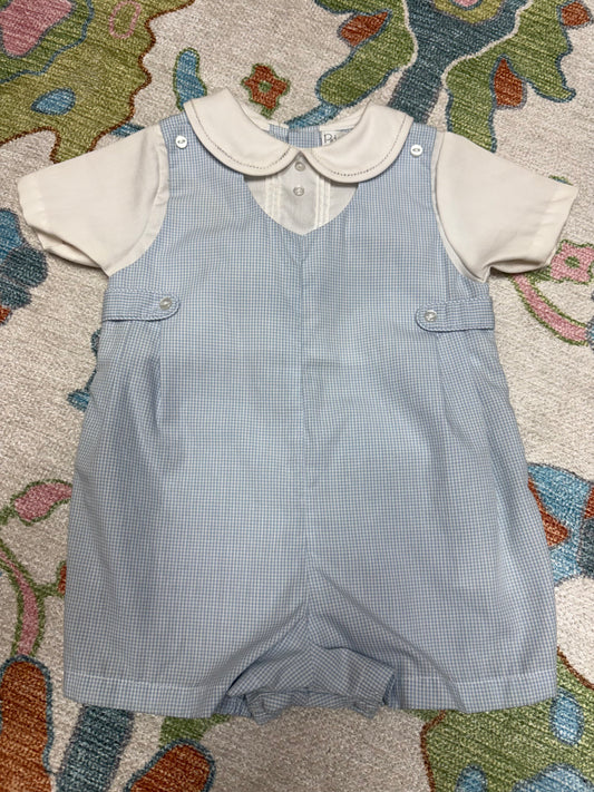 Petit Ami Gingham JonJon Collar 9M