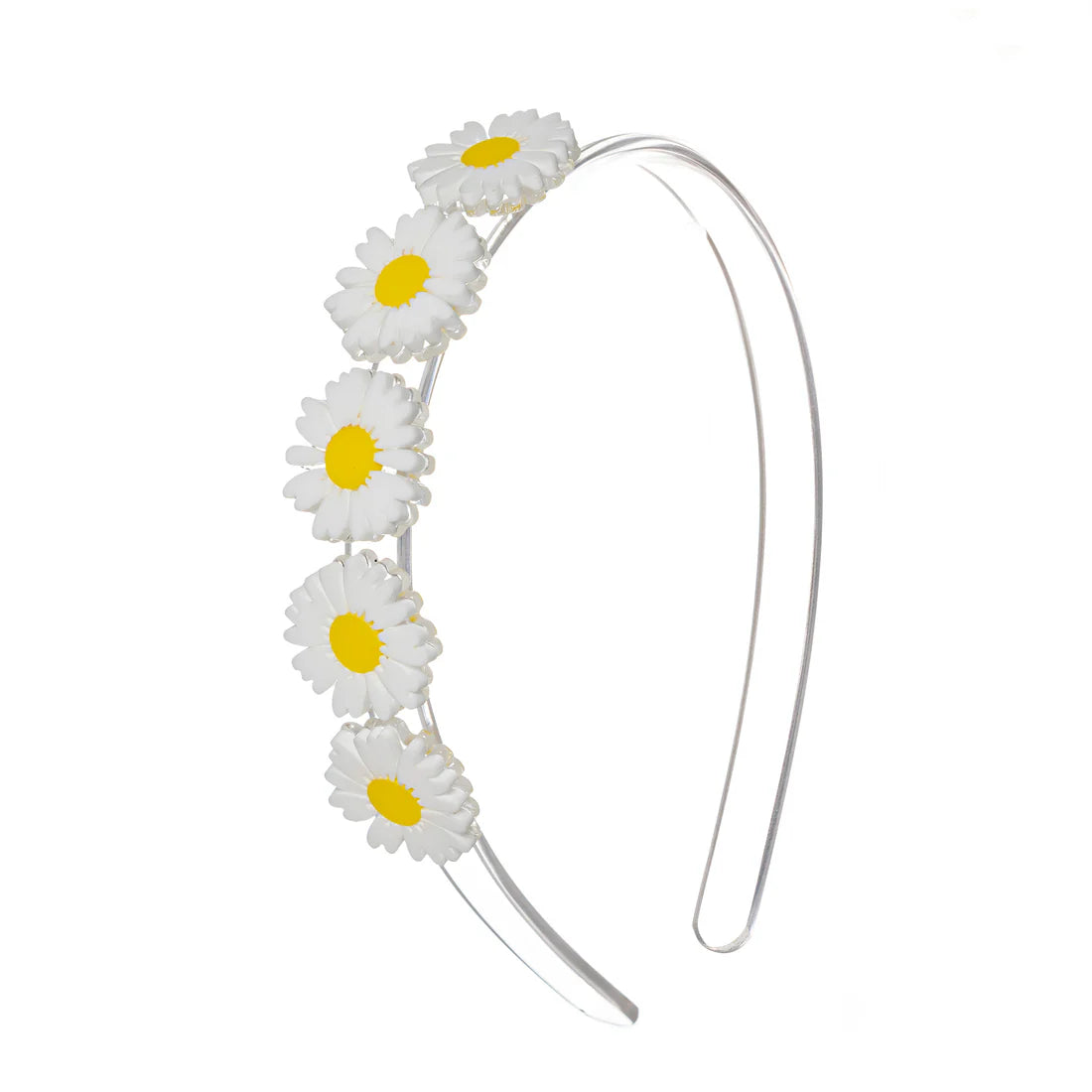 Multi Daisy White Headband