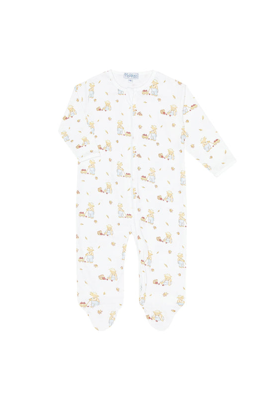 Harvest Time Zipper Footie