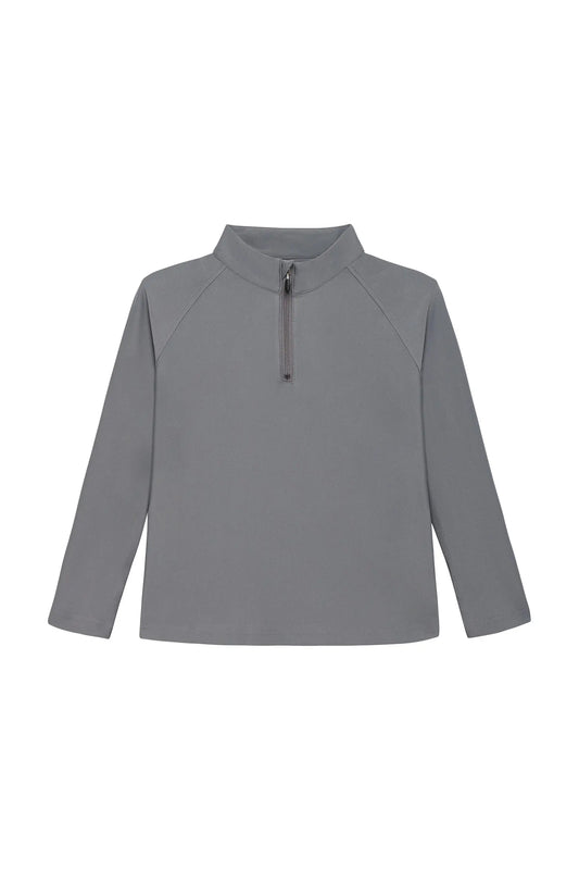 Courtside Grey Half Zip