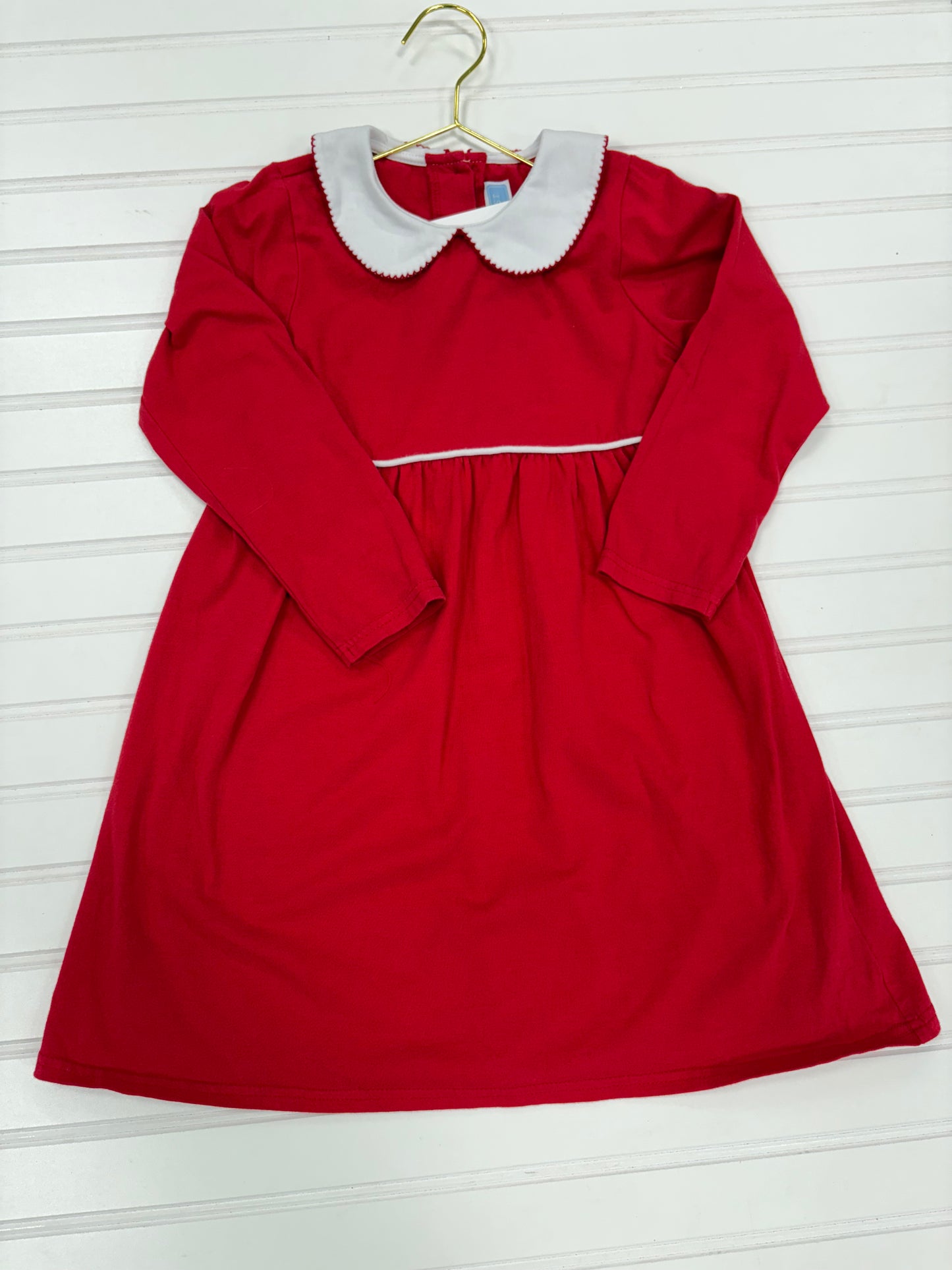 Trotter Striped Dress Red 8