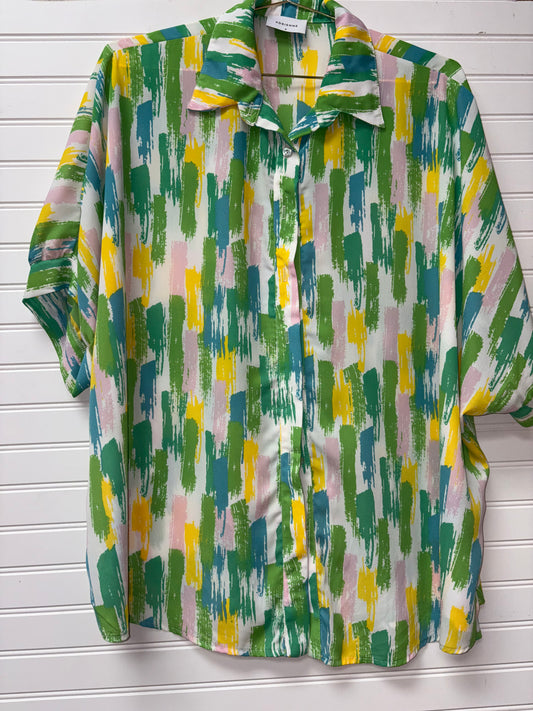 Adrienne Abstract Print Multi Top M