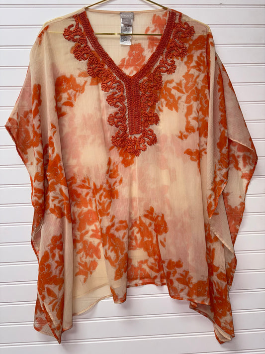 Chicos Orange Tunic L/XL