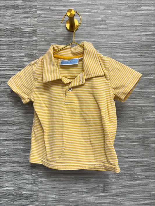 Trotter Street Striped Polo Ss 12M