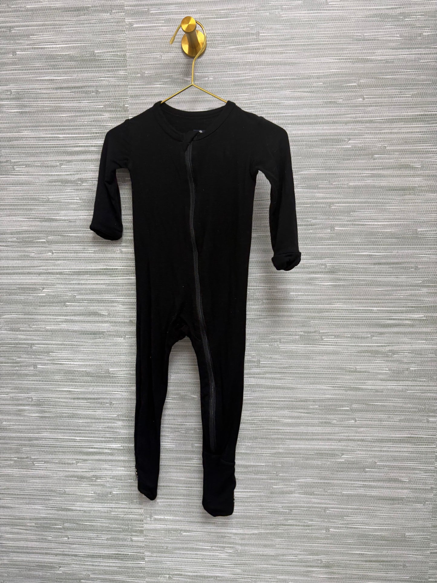 KicKee Pants Black PJ 9-12M