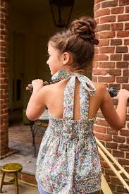 Printed Halter-Pocketful of Posies 6
