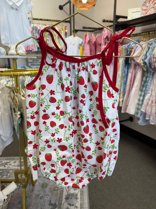 Southern Smocked Company Strawberry Bubble 24M/2T