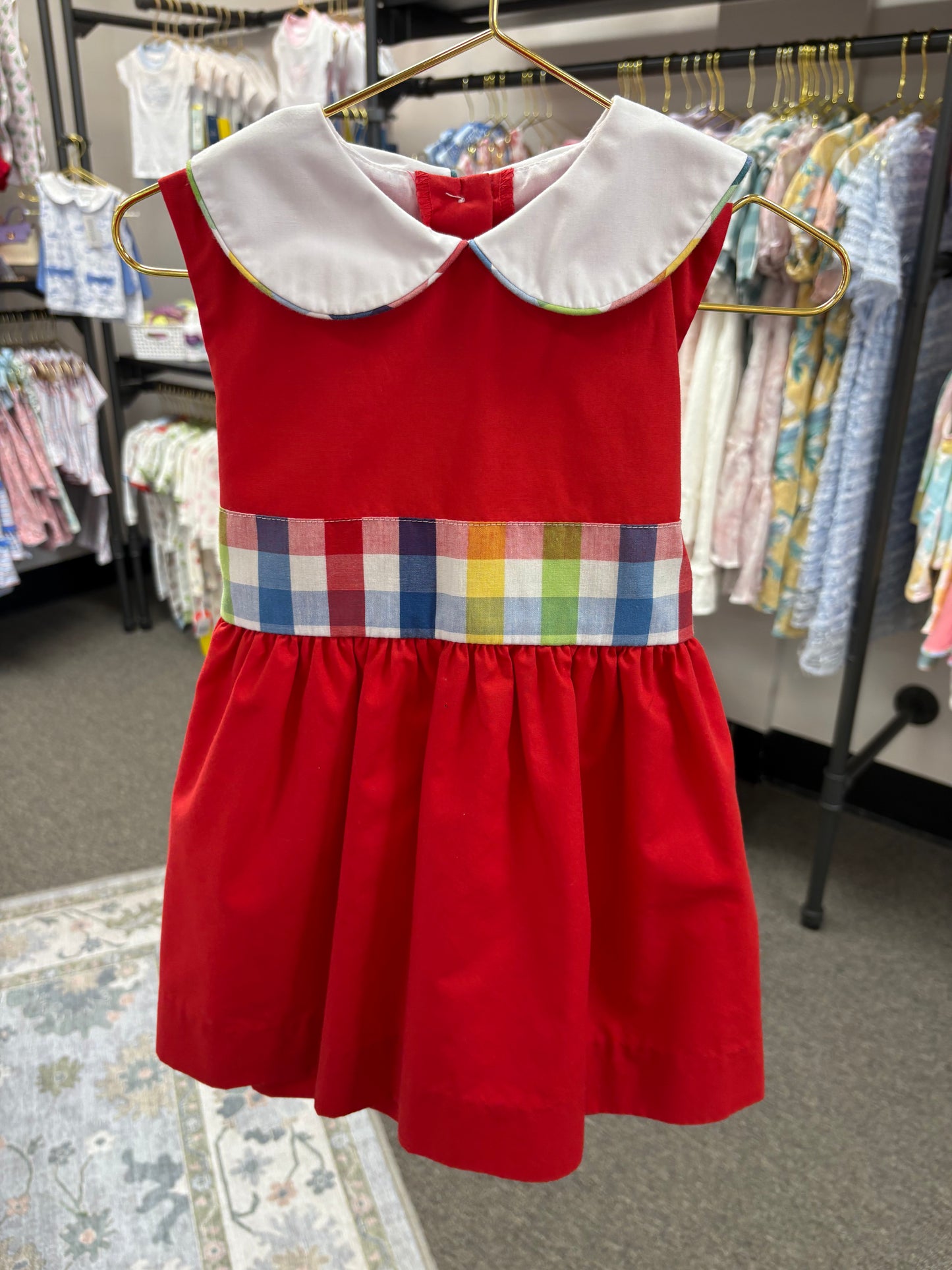TBBC Gingham Collar Dress 3T
