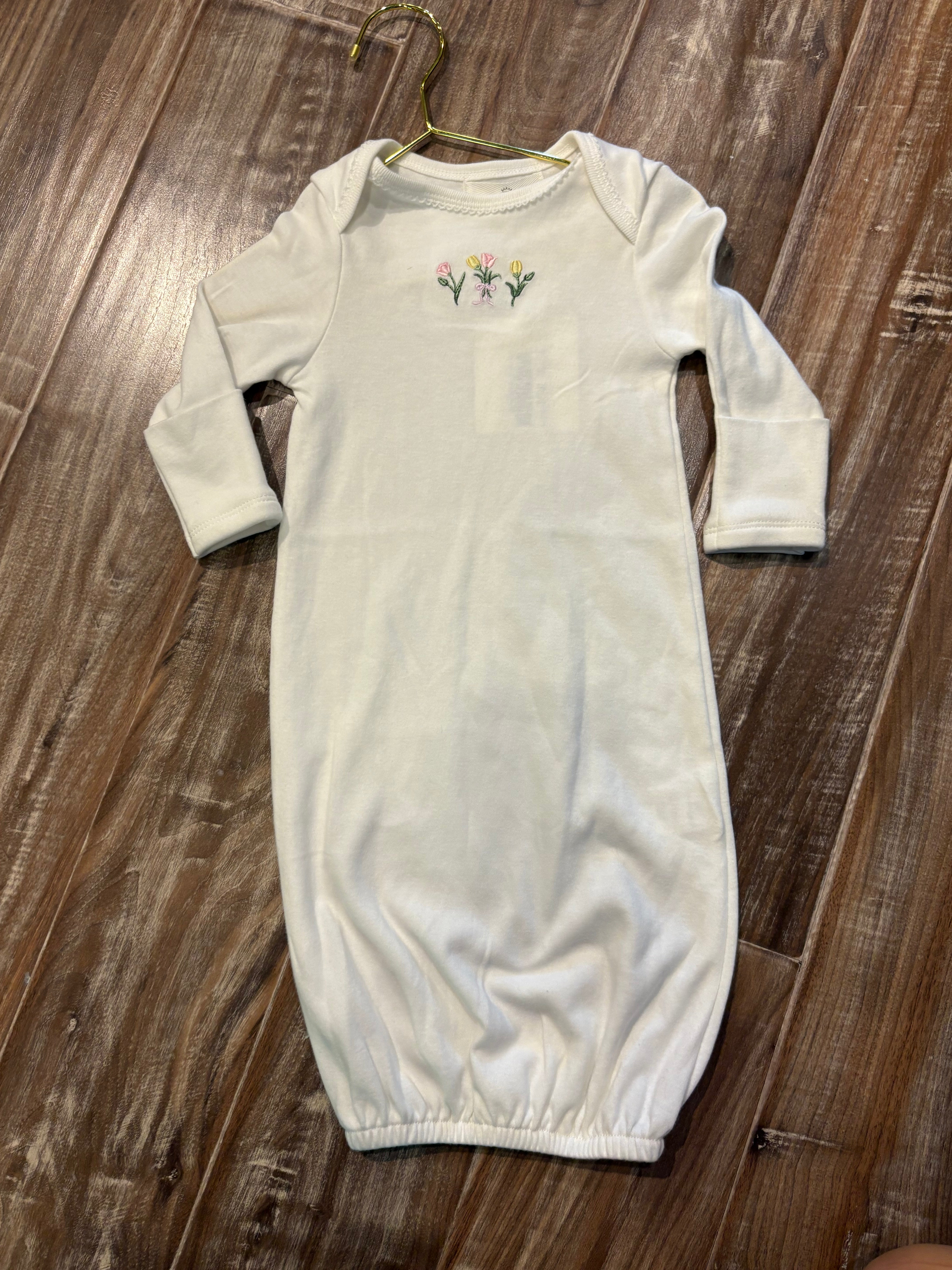 Floral Gown 0/6M