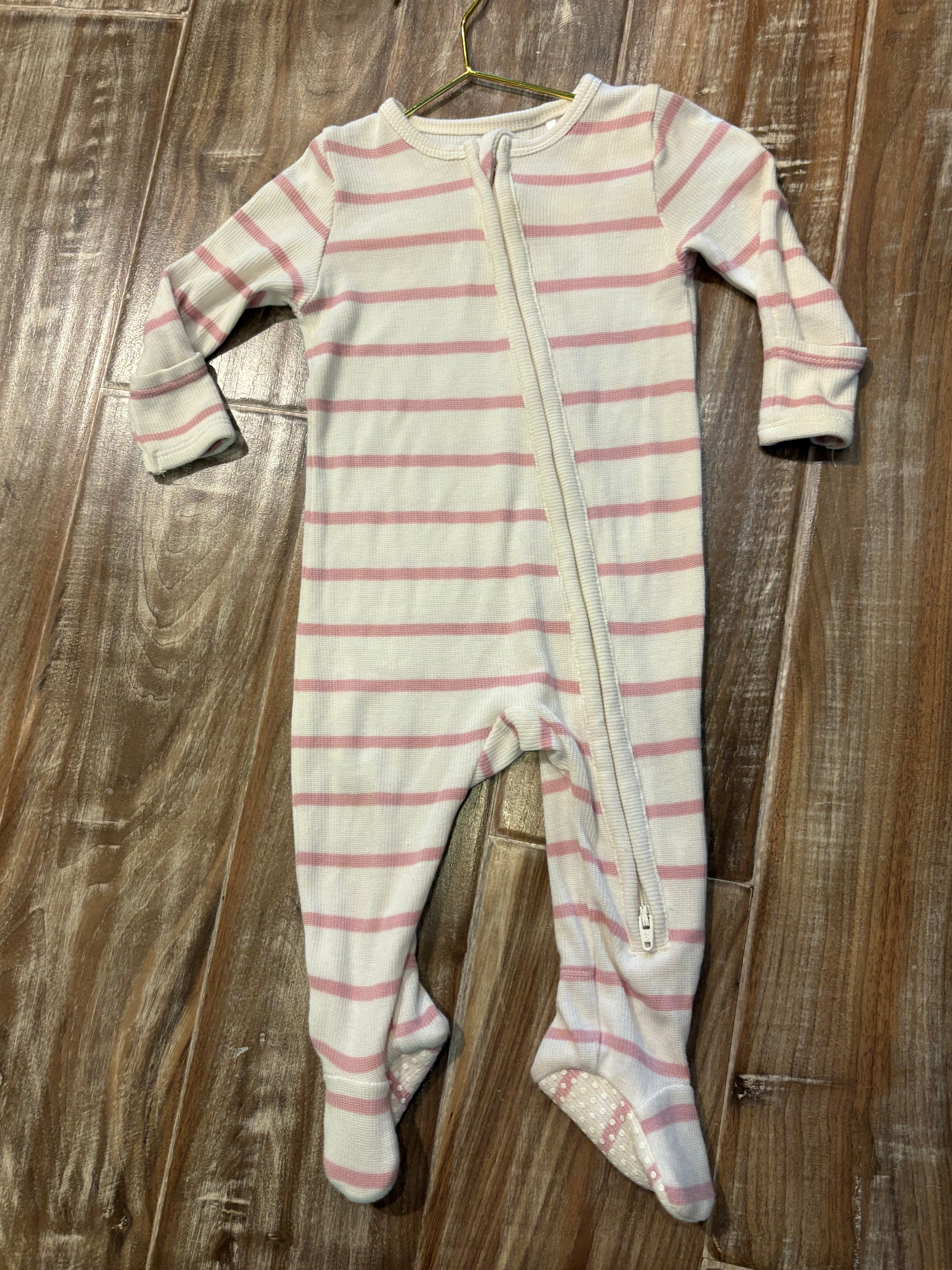 Angel Dear Striped Onesie 3-6M