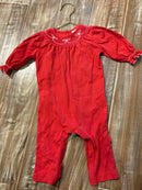 TBBC Red Bow Romper 3-6M