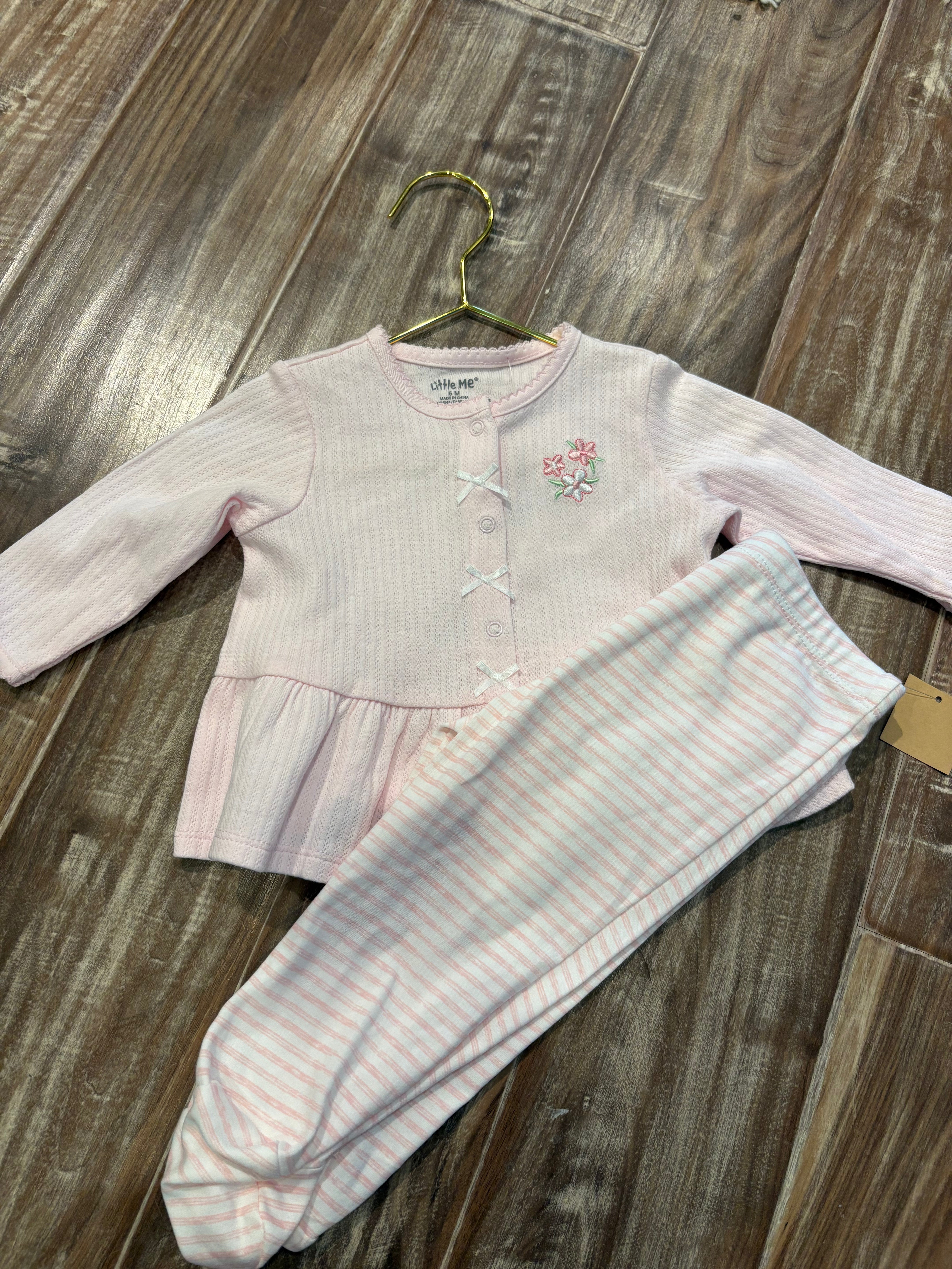 Little Me Floral 2piece set 6M