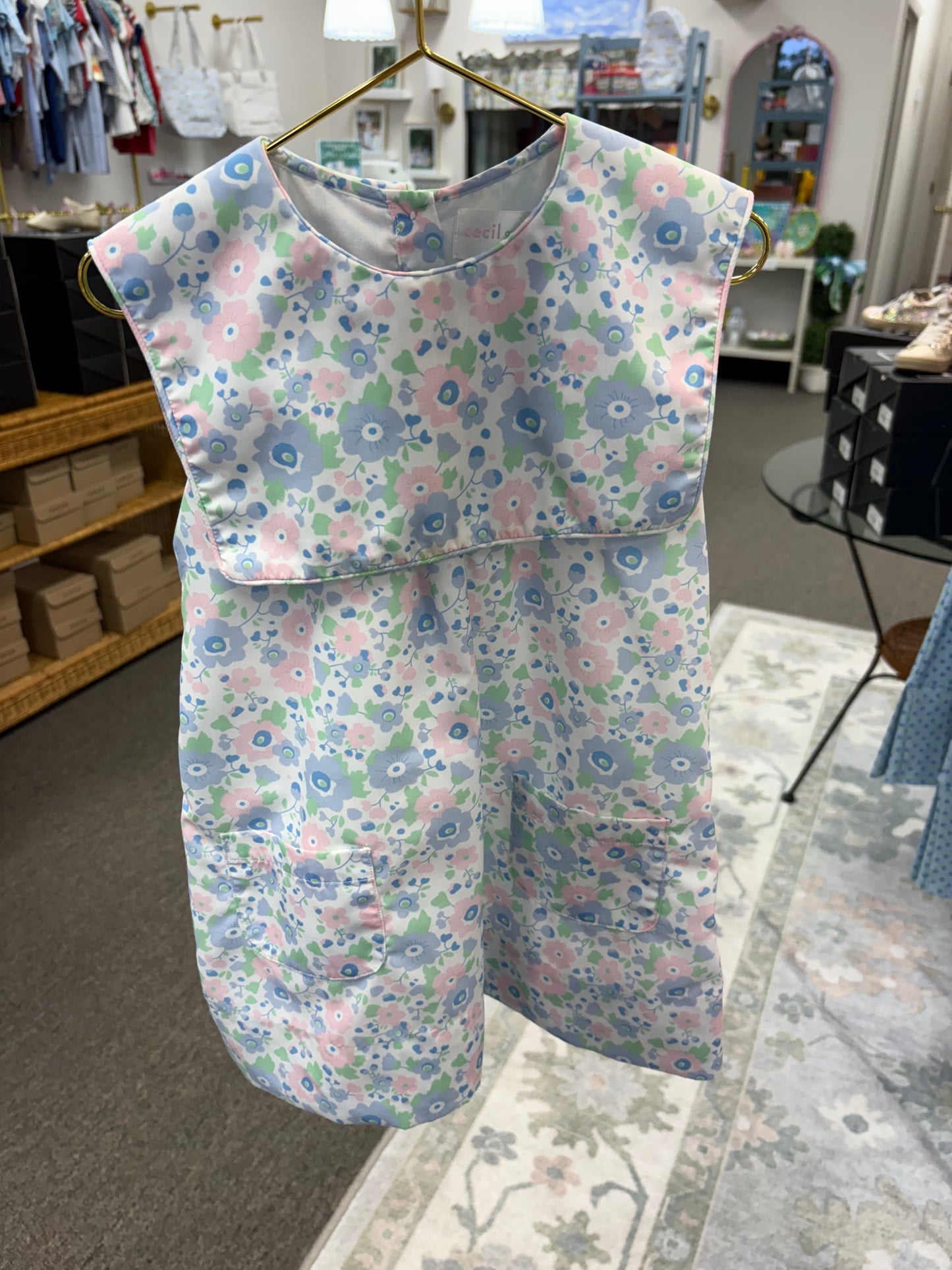 Cecil & Lou Floral Square Collar Dress 3T