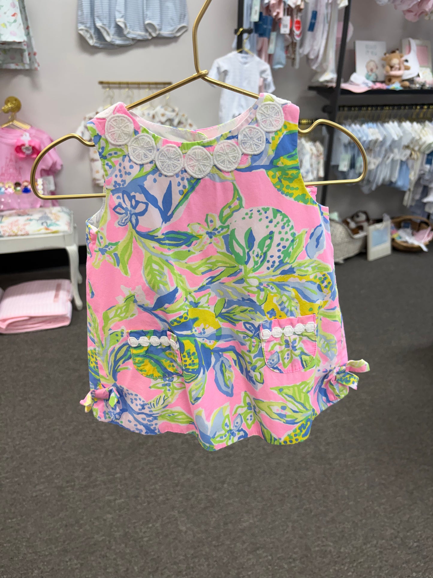 Lilly Pulitzer Lemon Diaper Set 6-12M