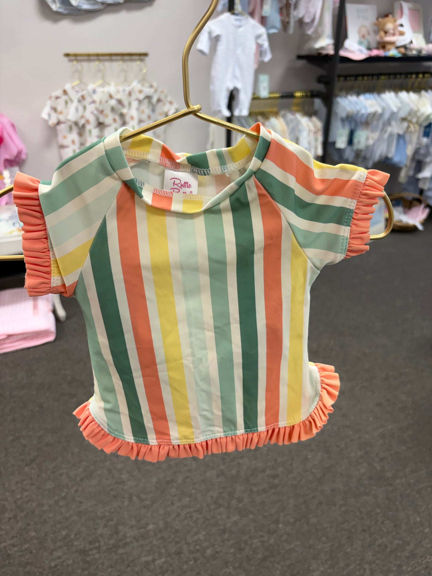 RB Striped Twopiece Swim 3-6M