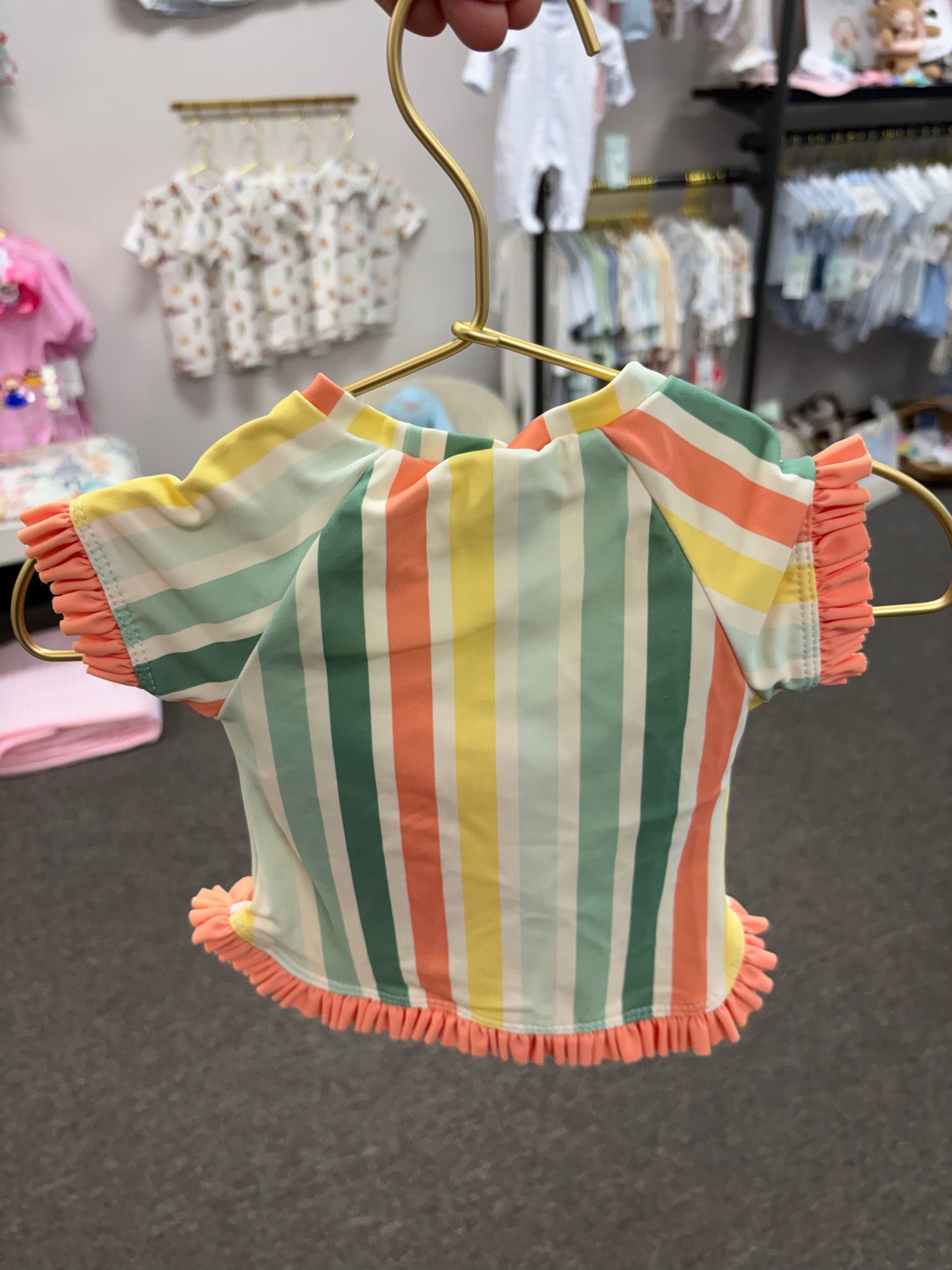 RB Striped Twopiece Swim 3-6M
