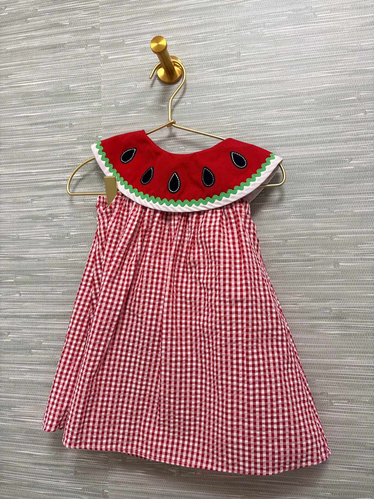 Watermelon Dress with Bloomer 18M