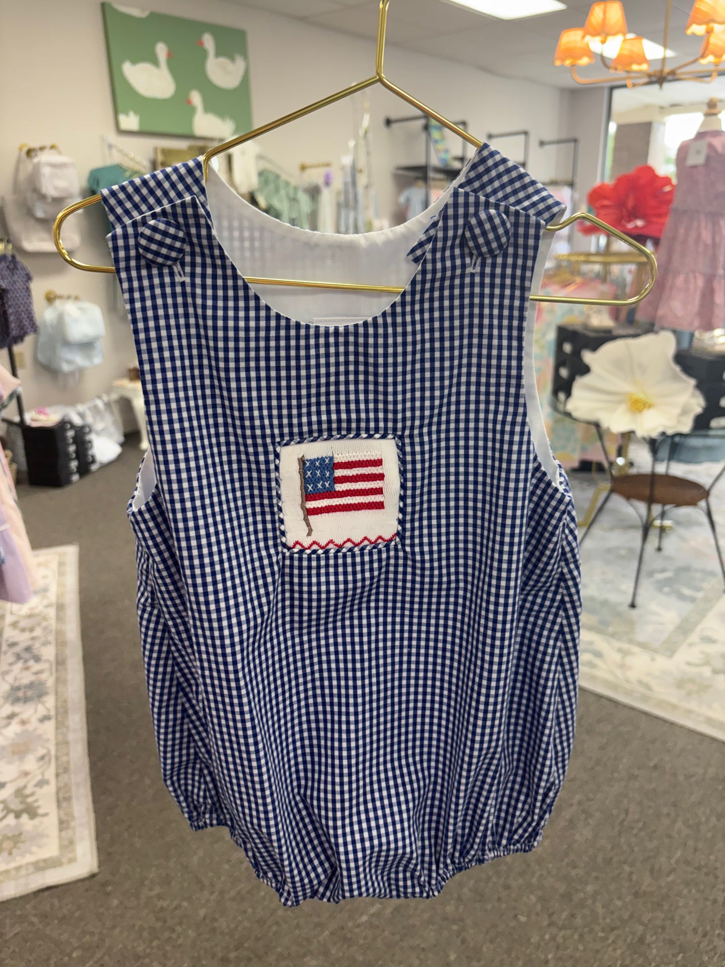 Stitchy Fish American Flag Bubble 18M