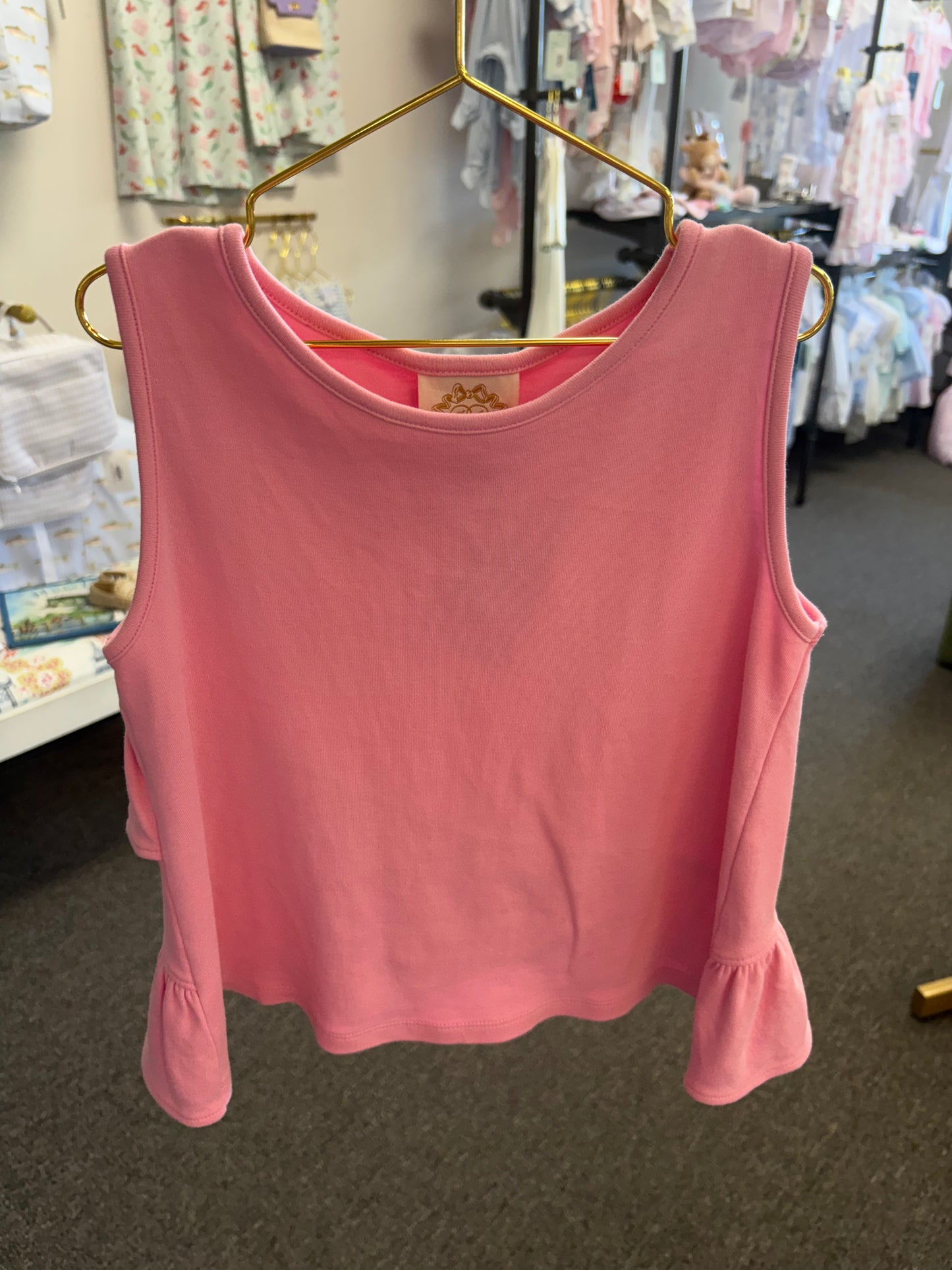 TBBC Pink Ruffle Swing Top 8