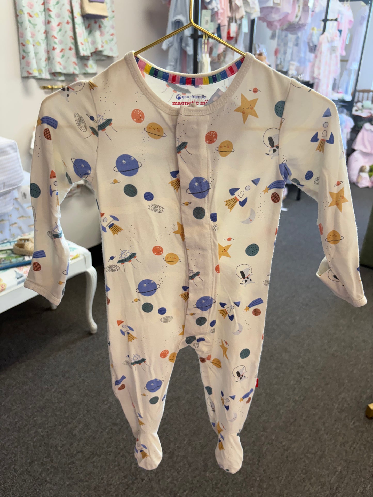 Magnetic Me Space Footie 3-6M