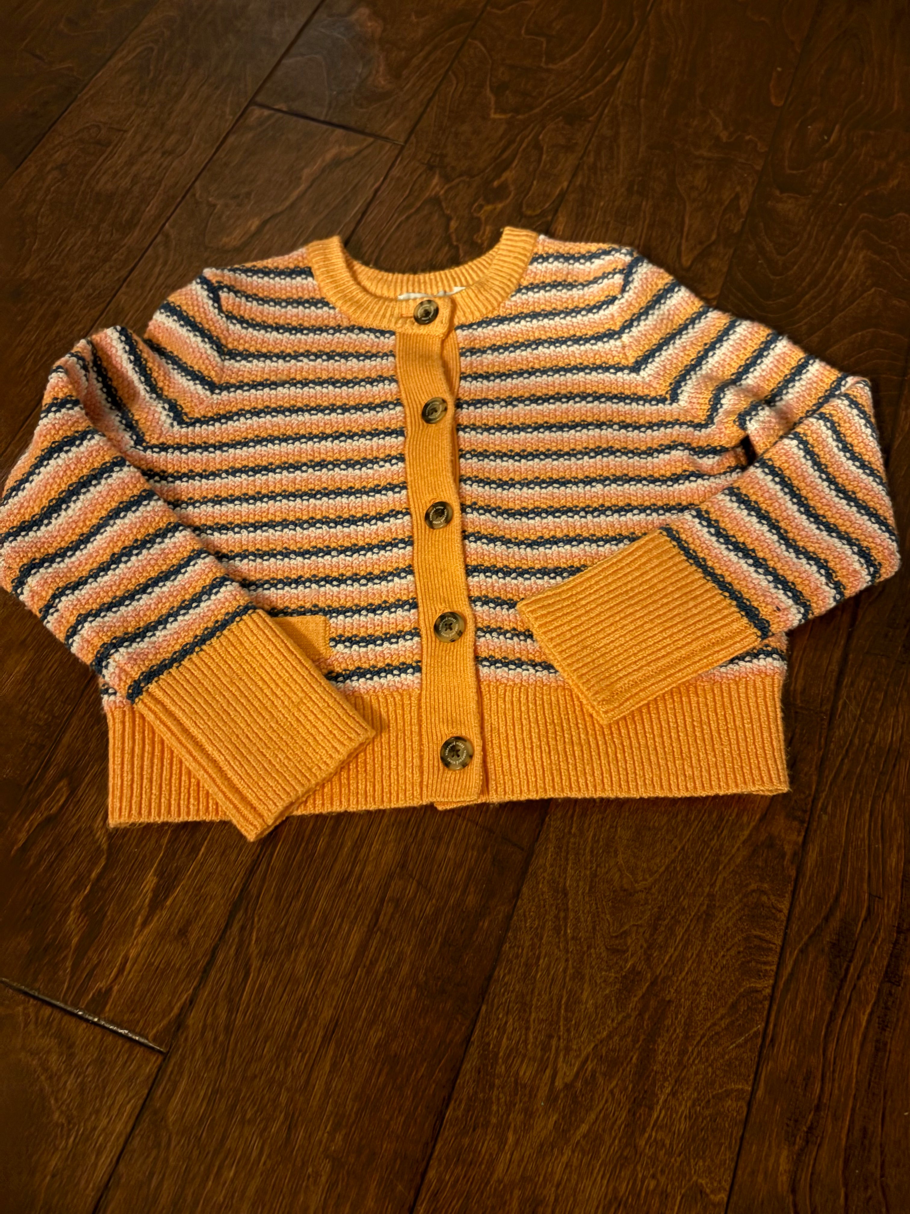 Vineyard Vines Peach Cardigan S (5-6)