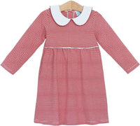 Trotter Street Red Striped Dress 7