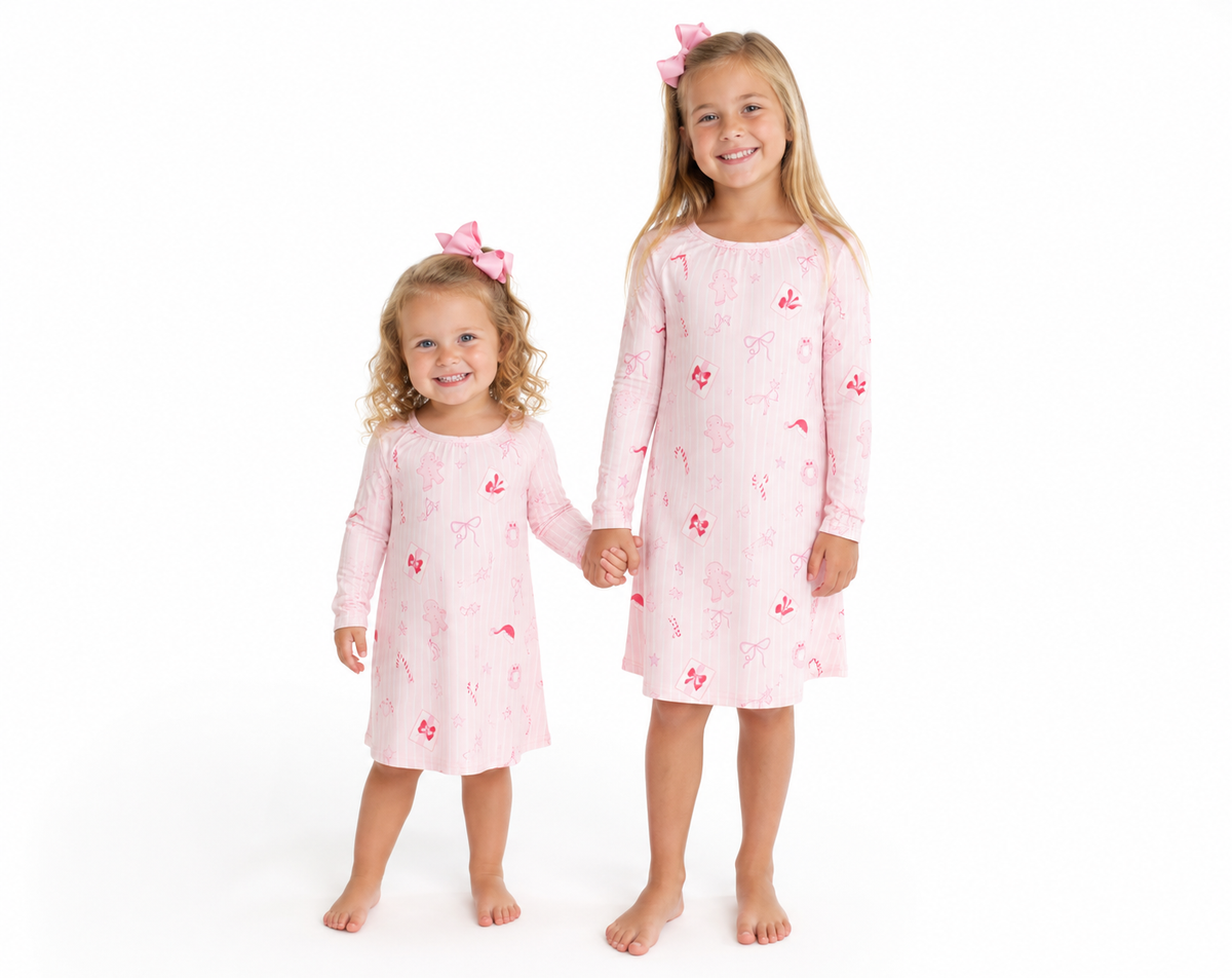 Pink Christmas Day/Nightgown