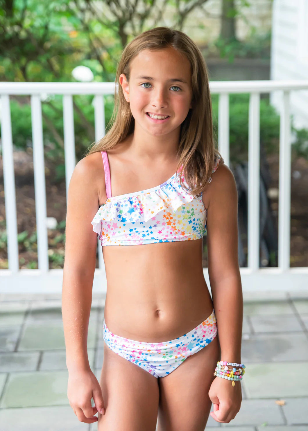 James and Lottie Star Swim 2 Piece 10Y